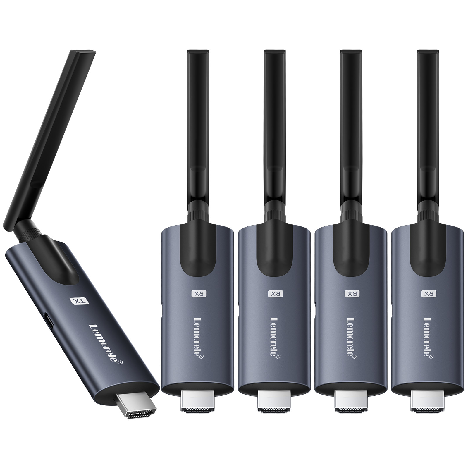 Lemorele R1040 WirelessHDMI 1080P60Hz 100M  2.4G+5G WiFi for TVProjector Display