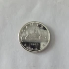 1963 Canada Silver One Dollar Coin $1