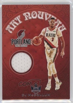 2020-21 Panini Court Kings Art Nouveau CJ McCollum #AN-MCC 1e2l
