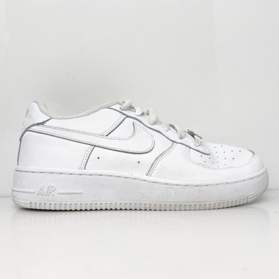 Nike Boys Air Force LE FV5951-111 White Casual Shoes Sneakers Size 7Y 