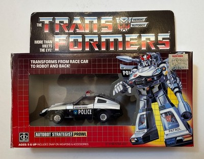 G1 Transformers Prowl 100% Complete W/ Box Vintage Hasbro 1984 One Owner 