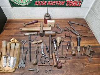 K213 Antique tool lot