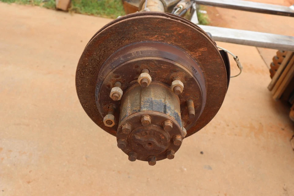 2008 FORD VAN E350 SUPER DUTY SRW REAR AXLE 4.10 RATIO 10.50" RING GEAR OEM - Image 3 of 4