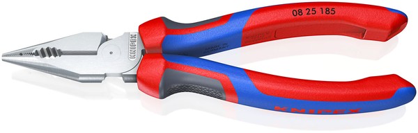 Knipex Spitz-Kombizange, 08 25 185, 185 Mm, Stahl, Kunststoffgriff-image