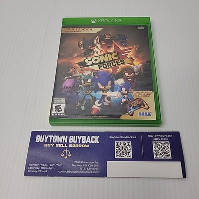 Sonic Forces - Bonus Edition (Microsoft Xbox One, 2017) *Case Won't Snap Closed*