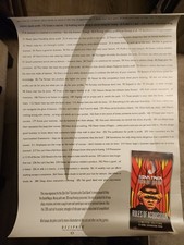 Star Trek CCG Rules of Acquisition Rare  Promo Poster 19x17 Unused