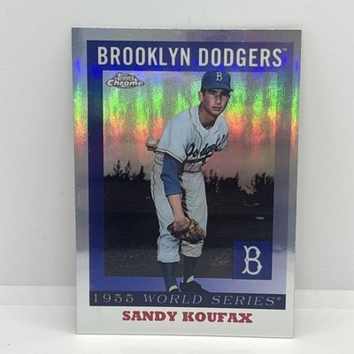 2025 Topps Platinum Anniversary Refractor SANDY KOUFAX BROOKLYN DODGERS #55WS-6