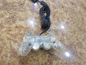 Sony Playstation 2 PS2 Offical Crystal Clear Dualshock2 Controller Read