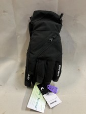 HEAD Unisex Insulated Ski Glove With Top Zipper Pocket Black XS