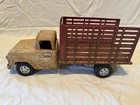 Tonka 1958 High Rack Stake Farm Truck. Well played with and Lots of patina.