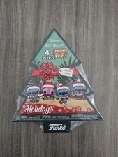 2025 FUNKO POCKET POP CHRISTMAS TREE HOLIDAY LILO & STITCH 4 FIGURE GIFT SET
