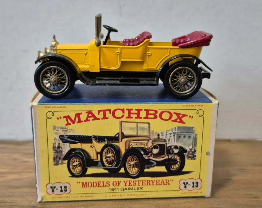Y 13 1911 Daimler Models of Yesteryear Matchbox - mit D3 Box - - Bild 2 von 4