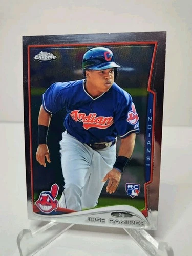2014 Topps Chrome - Jose Ramirez #45 (RC) Cleveland Indians/  Guardians 