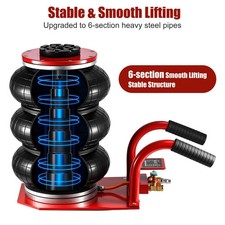Air Bag Jack 3.5 Ton Capacity Pneumatic Heavy Duty Quick 3-5 Second Car Lifting