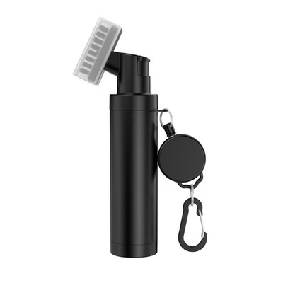 Golf Club Brush Cleaner with Water Bottle and Retractable Clip for Men Golfer