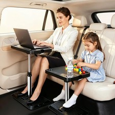 Car Seat Tray Table, Adjustable Car Laptop Desk for Travel, Work  Eating
