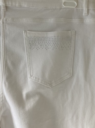 Per Una Roma White Jeans Straight Leg Size 22 reg 30” inside leg - Picture 6 of 16