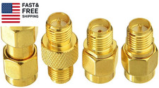 SMA Female/Male to RP-SMA Female/Male RF Coaxial Coax Adapter Connector Kit