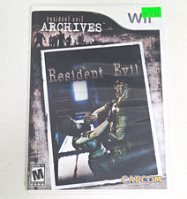 Resident Evil Archives: Resident Evil Nintendo Wii Manual Included