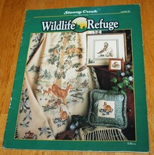 Stoney Creek Collection WILDLIFE REFUGE Cross Stitch Book 65 - Guc 1993