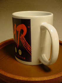 RARE ATARI JAGUAR COFFEE MUG 64 BIT MULTIMEDIA SYSTEM VIDEO GAME CONSOLE 1994