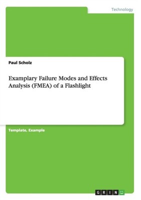 Scholz - Examplary Failure Modes and Effects Analysis FMEA of a Flas - X555z