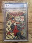 Amazing Spider-Man #123 CGC 4.0 1973 app Luke cage  Gwen Stacy funeral OW Pages
