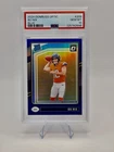 2024 Donruss Optic Bo Nix Blue Prizm #/199 PSA 10 GEM MINT Rated Rookie RC