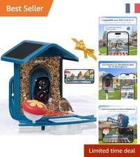 Mangeoire à Oiseaux Solaire avec WiFi et Caméra 2K - Idéale pour votre Jardin