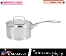 Demeyere Atlantis 1.6 qt Sauce Pan With Lid, 18/10 Stainless Steel