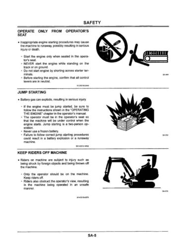Hitachi EX22-2 EX25-2 Escavatore Test Operativo Schema Risoluzione Problemi Manuale di Servizio - Foto 9 di 10