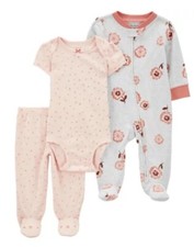 Carter's 3-Piece Baby Layette Set Size 6M Floral