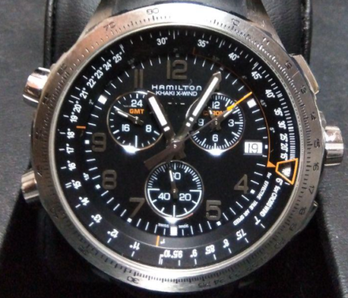 Hamilton Khaki Aviation X-Wind Chronograph Automatic Black Dial 44mm JUNK