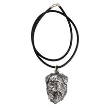 Dutch Shepherd Dog, Dutch Herder II - Necklace with dog, silver-plated pendant f