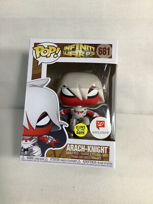 Funko Pop Arach-Knight #681 Infinity Warps Walgreens Exclusive Glows In The Dark