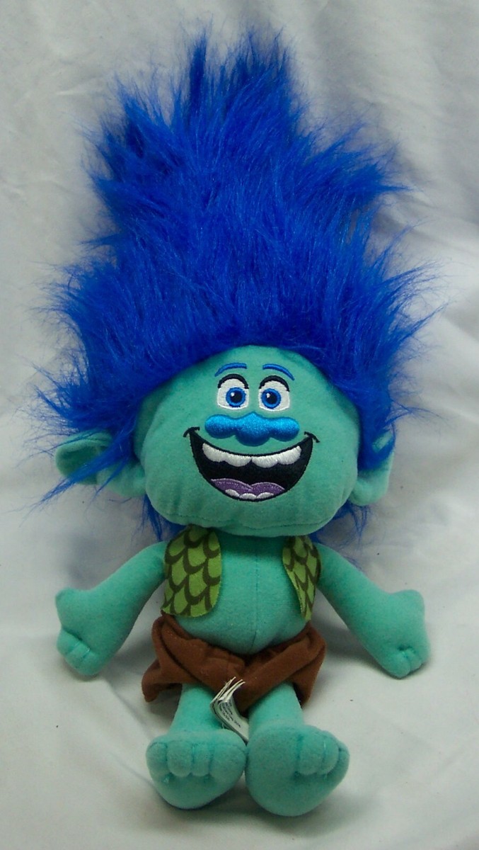 Trolls NICE HAPPY BRANCH TROLL WITH BLUE HAIR 14
