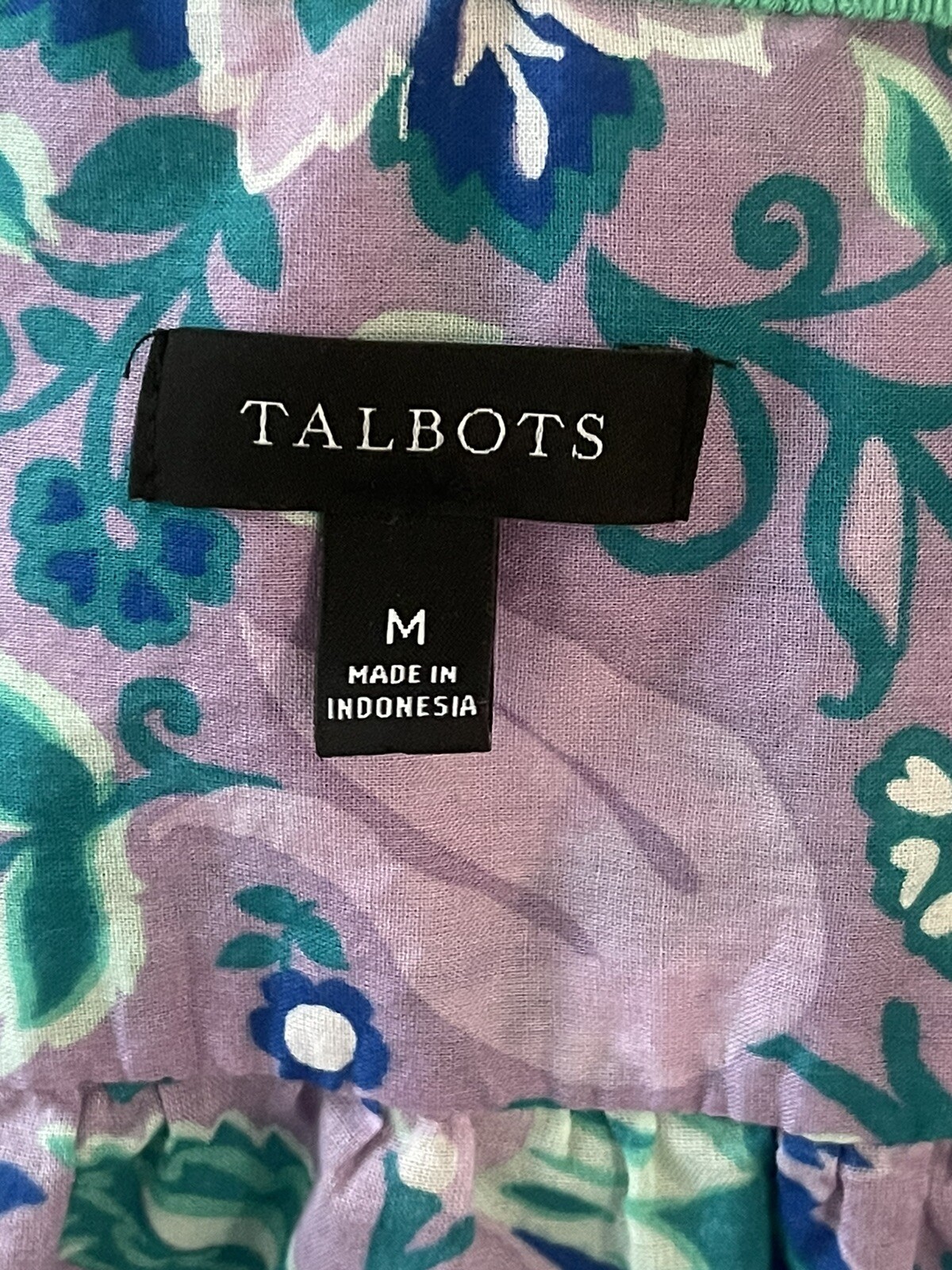 Talbots Floral Button Down Blouse - image 6