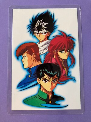 Yusuke Hiei Kurama Kuwabara YuYu Hakusho Card Laminate Card A