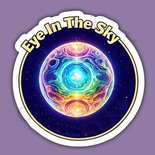 Eye In The Sky Plasmoid Orb Phenomenon 2025 NJ Drones 3" Vinyl Sticker