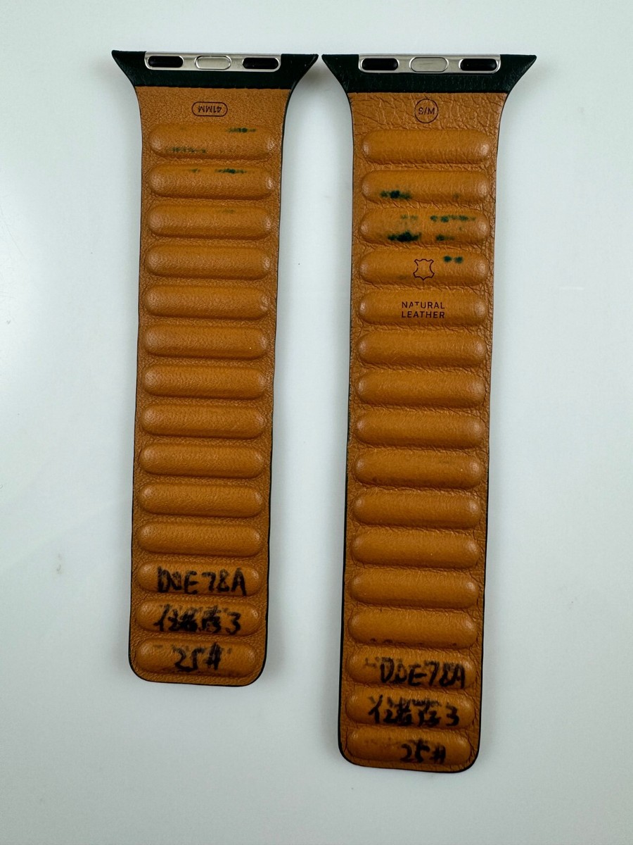 Original Genuine Apple Watch Leather Link band 40MM 41MM 42MM