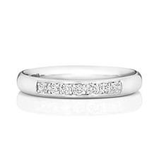 Bague de Mariage/Alliance Femme Platine 950, Or Blanc/Jaune 18/9 k/carat