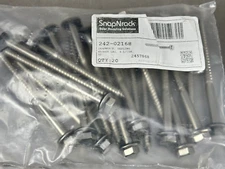 (20) SnapNRack 242-01268 Sealing Washer Lag Bolt 4-1/2" Stainless Steel