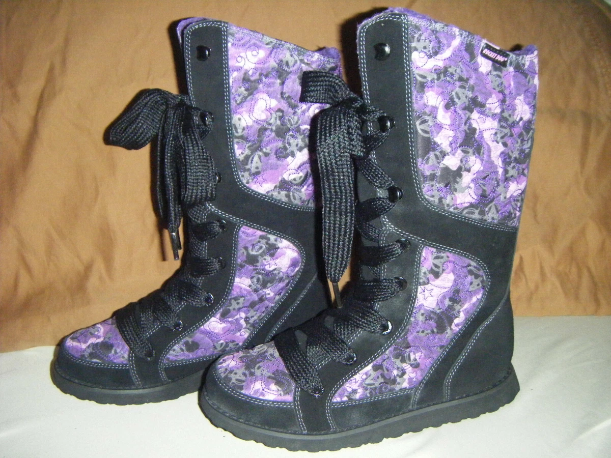 Purple boots size 1 sale