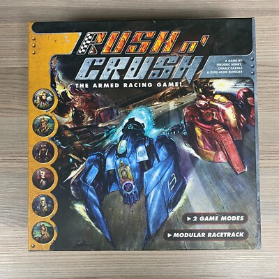 RUSH N' CRUSH DAS BEWAFFNETE RENNSPIEL AEG 2009 FUTURISTISCHE AUSLÖSCHUNG DYSTOPIE MODULAR