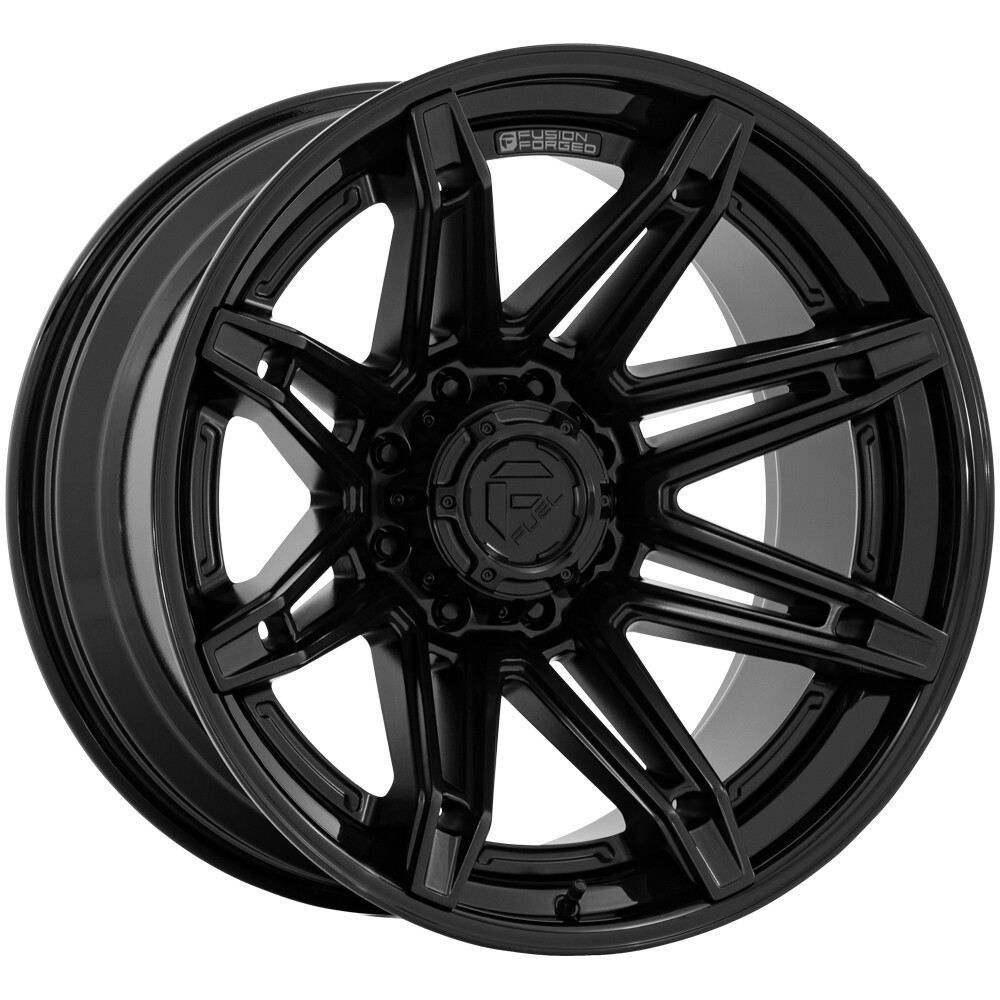Fuel Fusion FC401 Brawl 20x10 8x170 18mm Double Black Wheel Rim