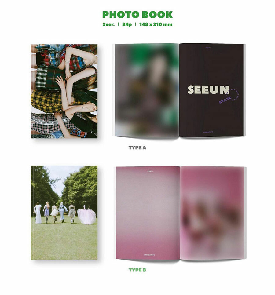STAYC [STEREOTYPE] Album 2 Ver SET 2CD+POSTER+2 Photo Book+2 Fold