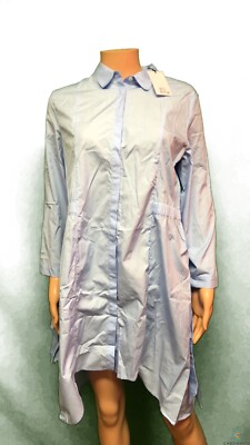 Iris&ink Damen Shirt 100% Baumwolle Größe 40 Farbe Blau Neu!!!