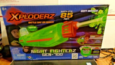 XPLODERZ Night Fighterz Gen-700 Light Up Blaster Gun NEW factory sealed ...