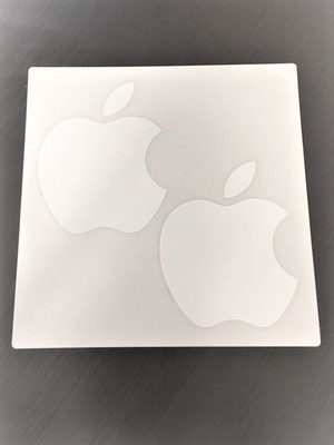 APPLE LOGO Sticker for Laptop (2x2) | eBay