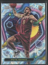 Pete Nance 2023-24 Topps Chrome Cosmic #200 Nucleus Refractor SP RC